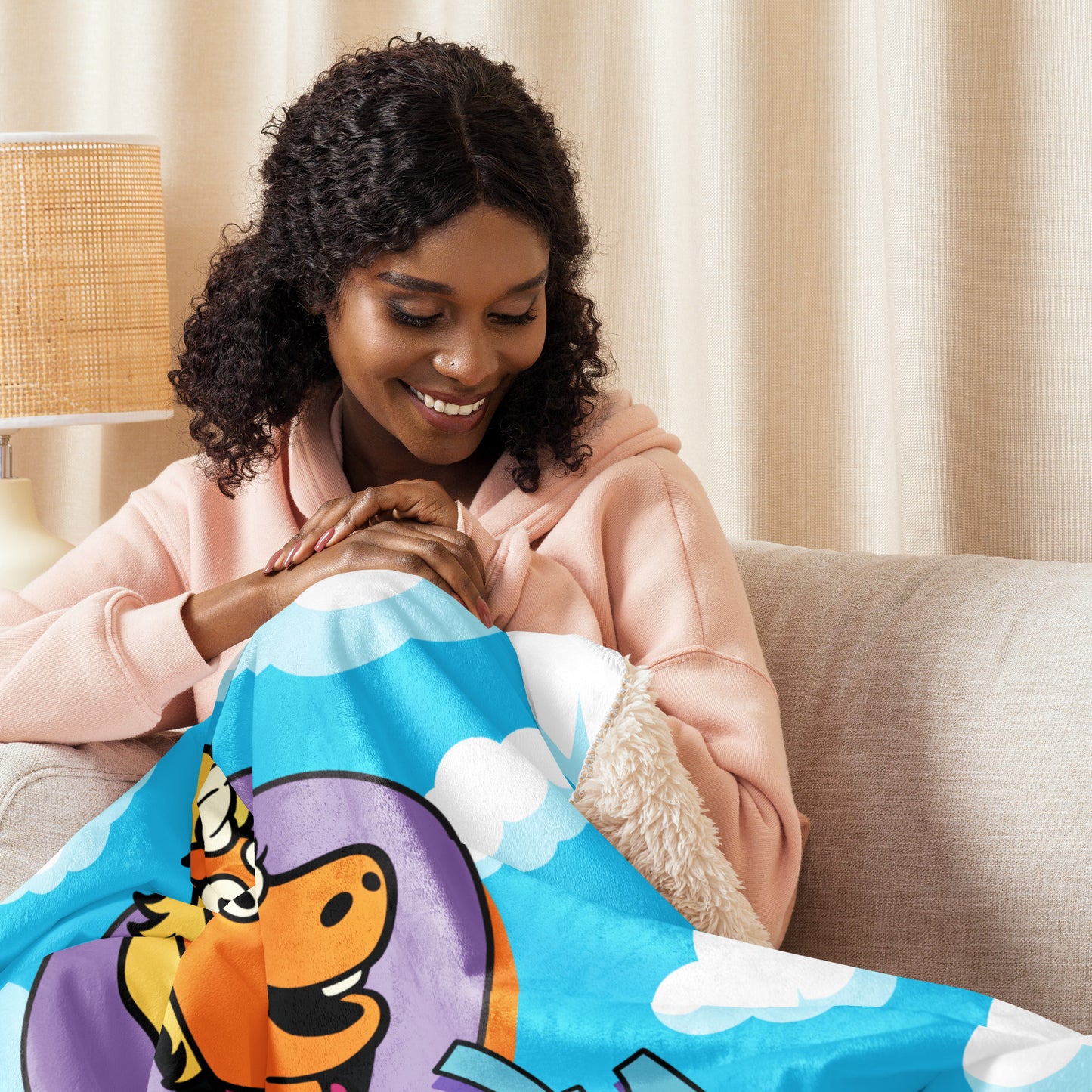 Buddy Sherpa Blanket Logo