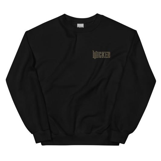 Wicked Enchanted Elements Elphaba Thropp Fleece Crewneck Sweatshirt Black-1