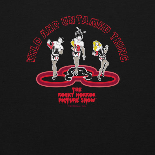 Rocky Horror Picture Show 50th Anniversary Wild and Untamed Things Sweatshirt Black-1