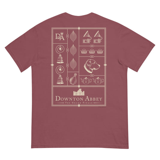 Downton Abbey: The Grand Finale Deco Comfort Colors T-Shirt Brick-0