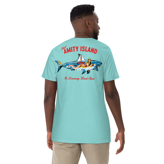 Jaws 50th Anniversary T-Shirt Lagoon Blue-2