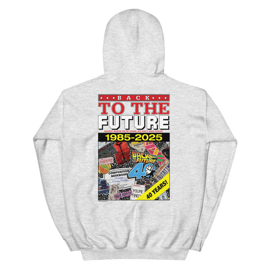 Back to the Future 40th Anniversary Hoodie Ash-1