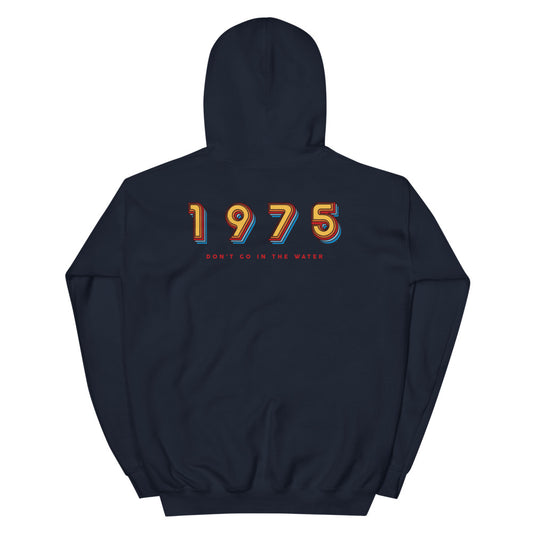 Jaws 50th Anniversary Visit Amity Island Hoodie Navy-1