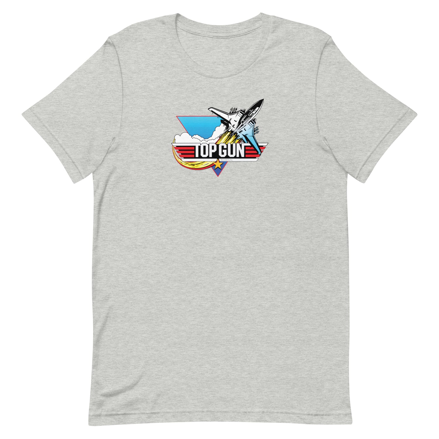Front view of black Top Gun t-shirt featuring the Need for Speed quote and a fighter jet graphic.