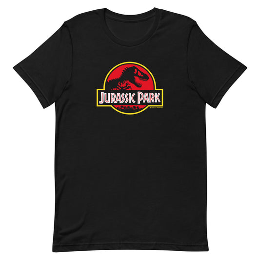 Jurassic Park Logo Unisex T-Shirt Black-0