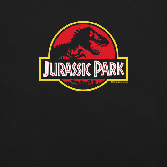 Jurassic Park Logo Unisex T-Shirt Black-1