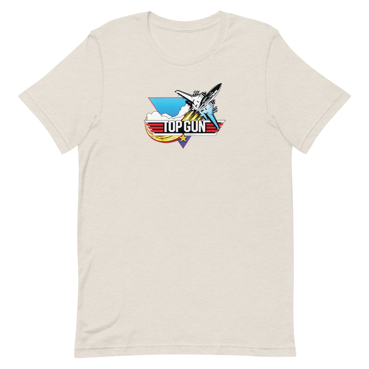 Front view of black Top Gun t-shirt featuring the Need for Speed quote and a fighter jet graphic.