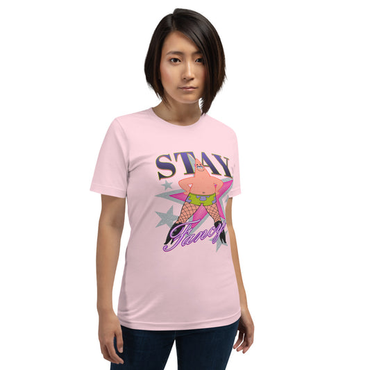 SpongeBob SquarePants Patrick Fishnets Stay Fancy T-Shirt-2