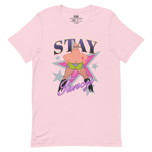 SpongeBob SquarePants Patrick Fishnets Stay Fancy T-Shirt-0