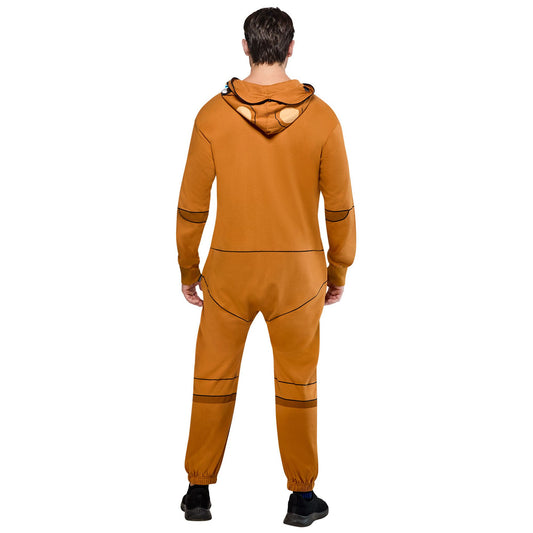 Five Nights At Freddy's Freddy Fazbear Zipsters Mask-up Adult Costume-3