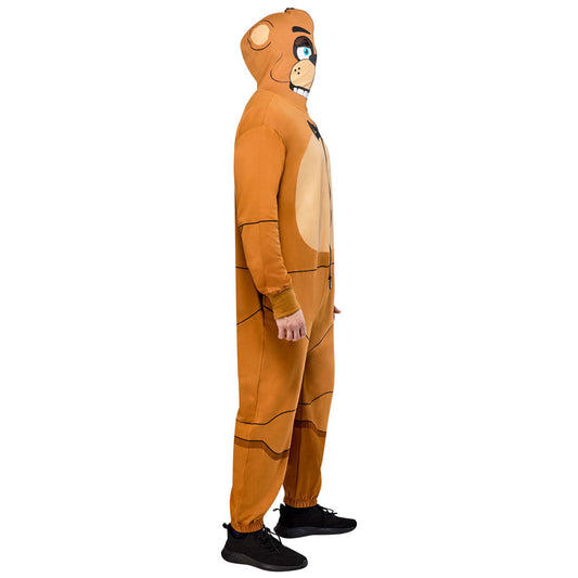 Five Nights At Freddy's Freddy Fazbear Zipsters Mask-up Adult Costume-6