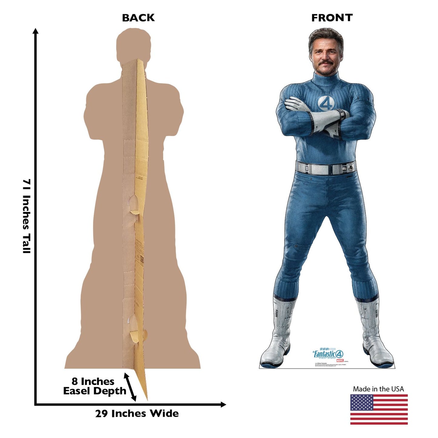The Fantastic Four: First Steps Mister Fantastic Life-Size Cardboard Cutout Standee