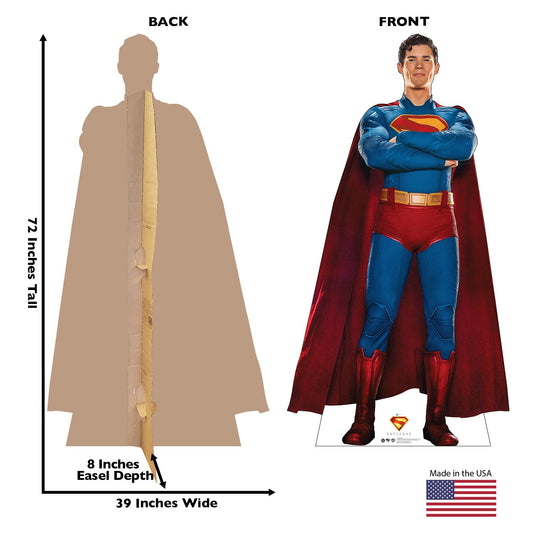 SUPERMAN (2025 Movie) Superman Cardboard Cutout Standee-2