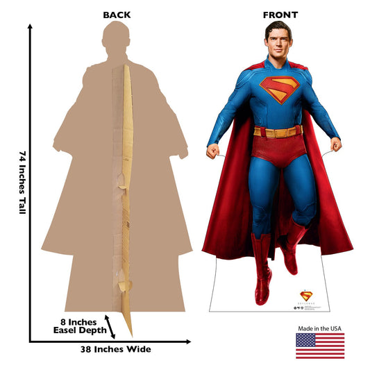SUPERMAN (2025 Movie) Superman Action Cardboard Cutout Standee-2