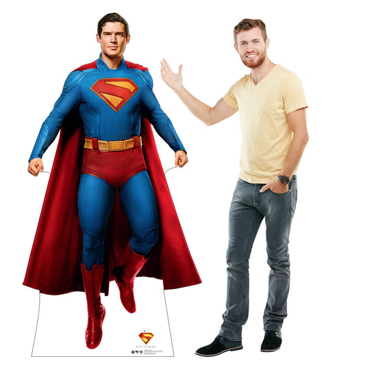 SUPERMAN (2025 Movie) Superman Action Cardboard Cutout Standee-1