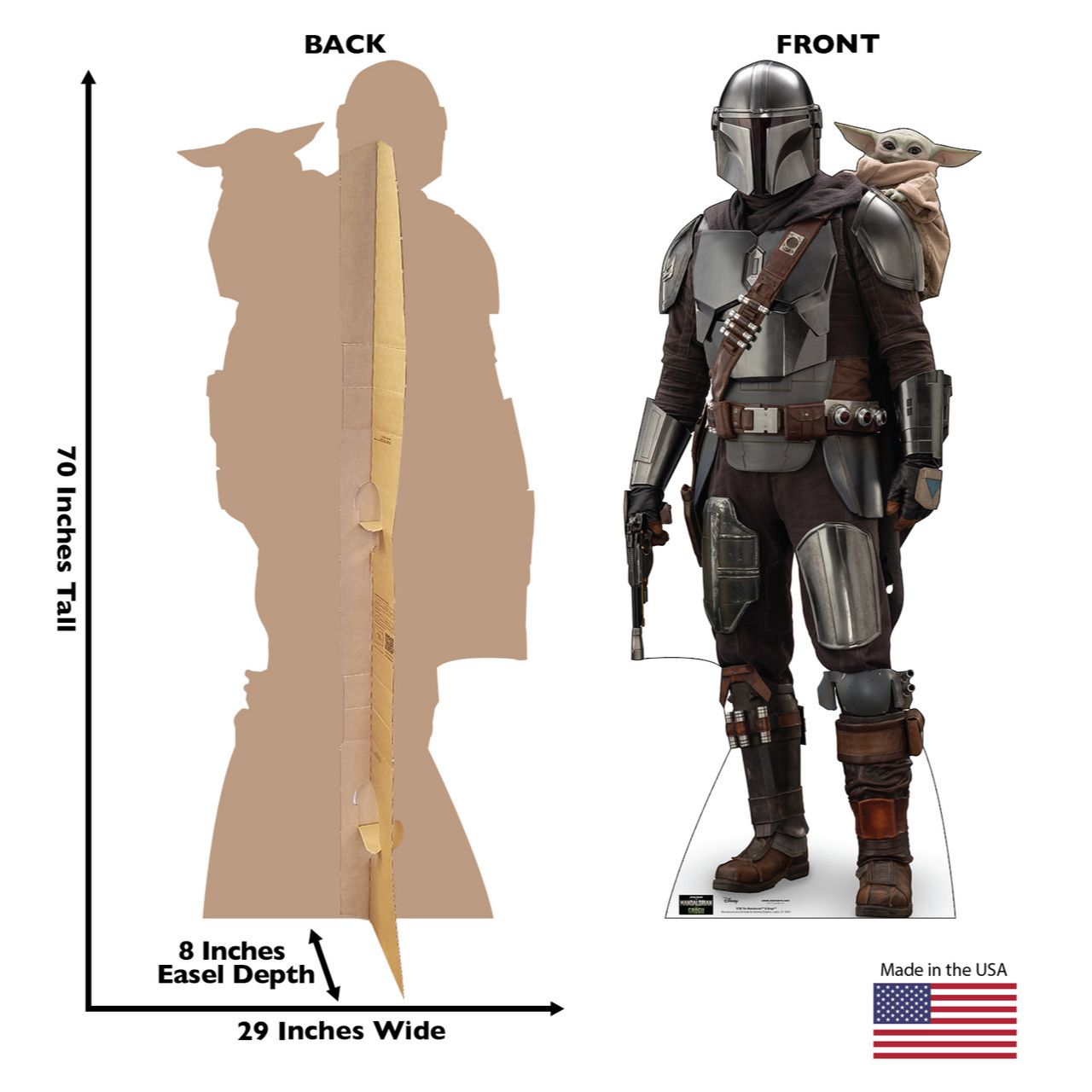 The Mandalorian and Grogu Standee-2