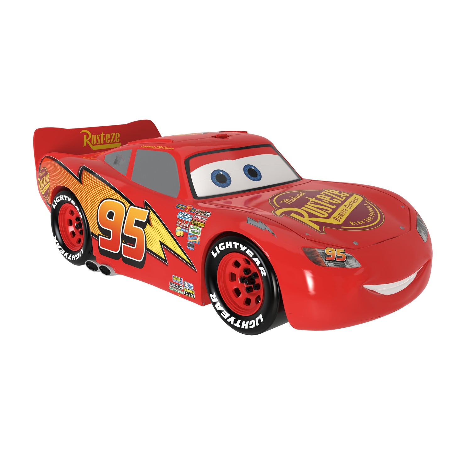 Cars Lightning McQueen Popcorn Bucket angled perspective