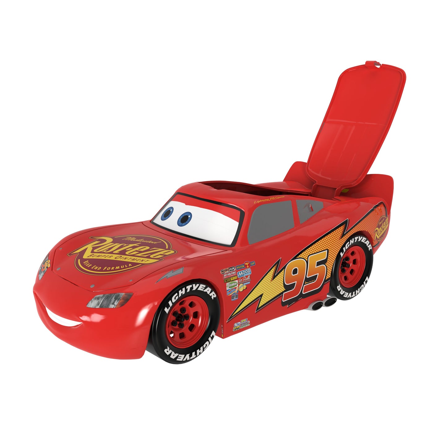 Cars 85 oz plastic popcorn bucket close up