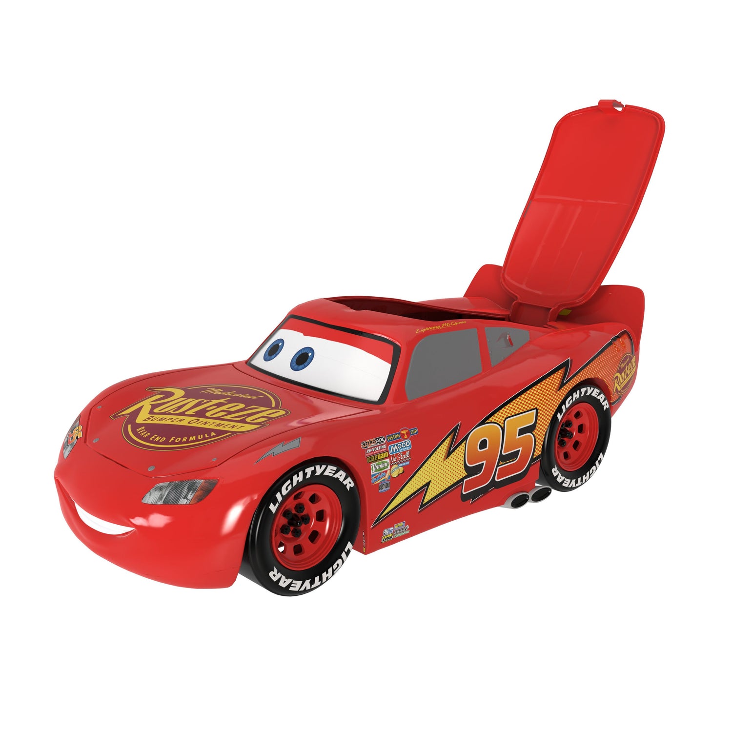 Cars 85 oz plastic popcorn bucket close up