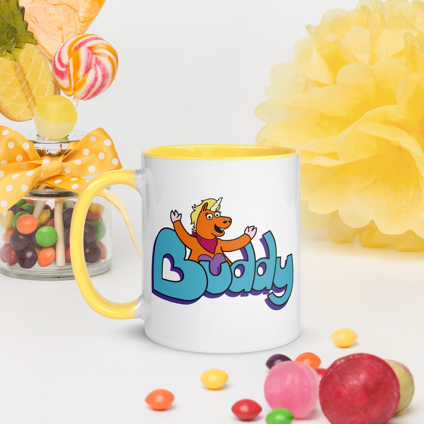 Official Buddy Logo Print Detail