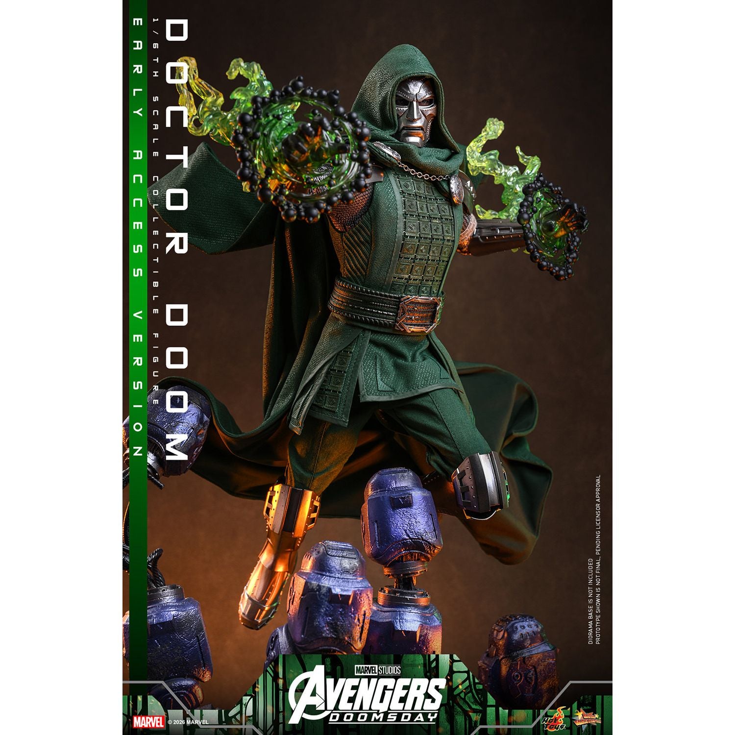 Doctor Doom holding the concept-art-inspired magical book accessory