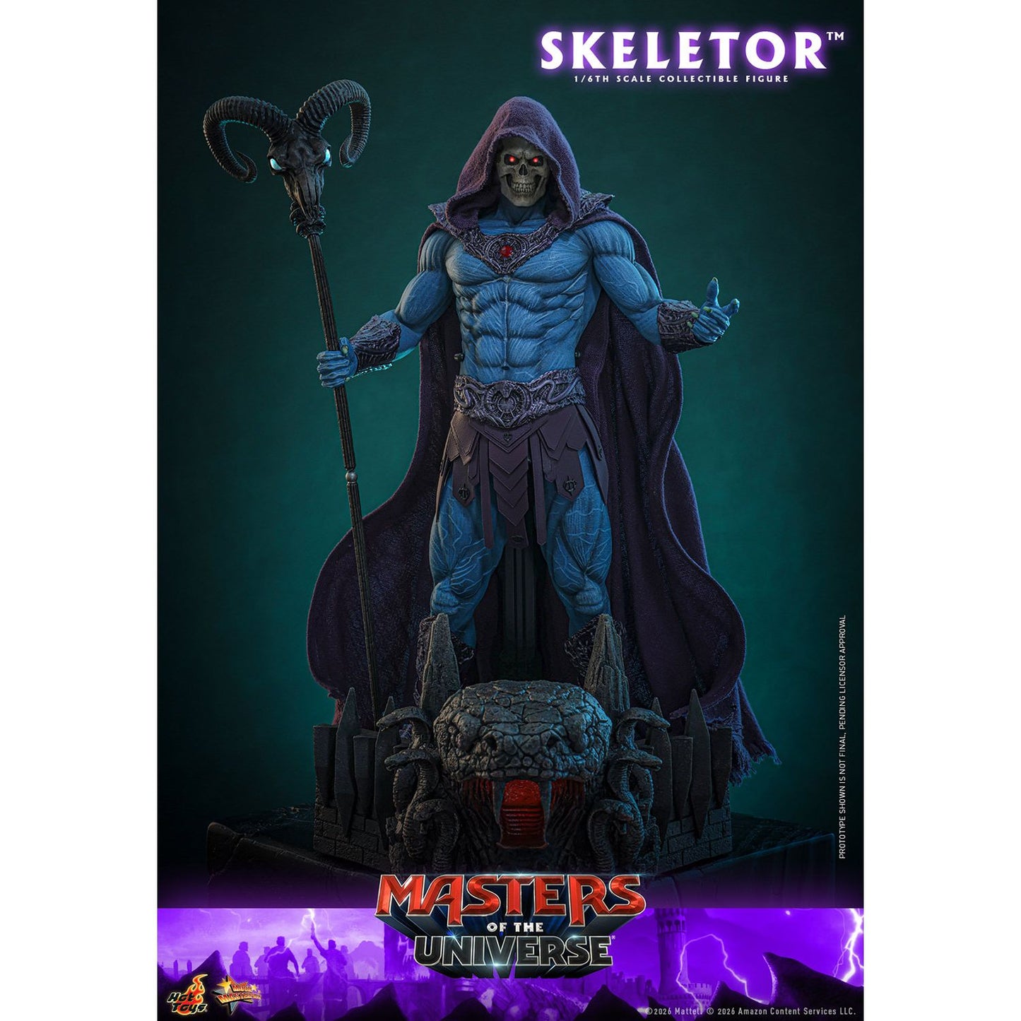 Masters of the Universe x Hot Toys Skeletor Sixth Scale Figure