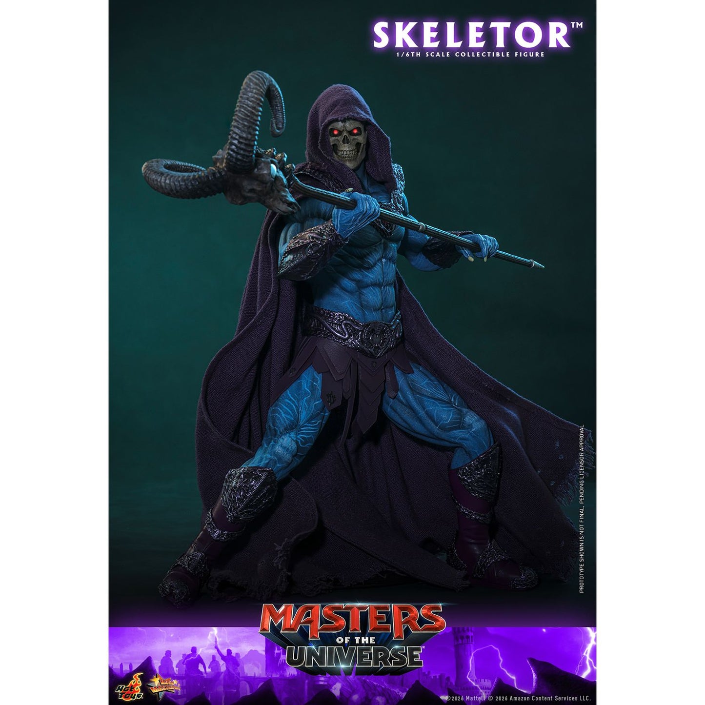 Masters of the Universe x Hot Toys Skeletor Sixth Scale Figure