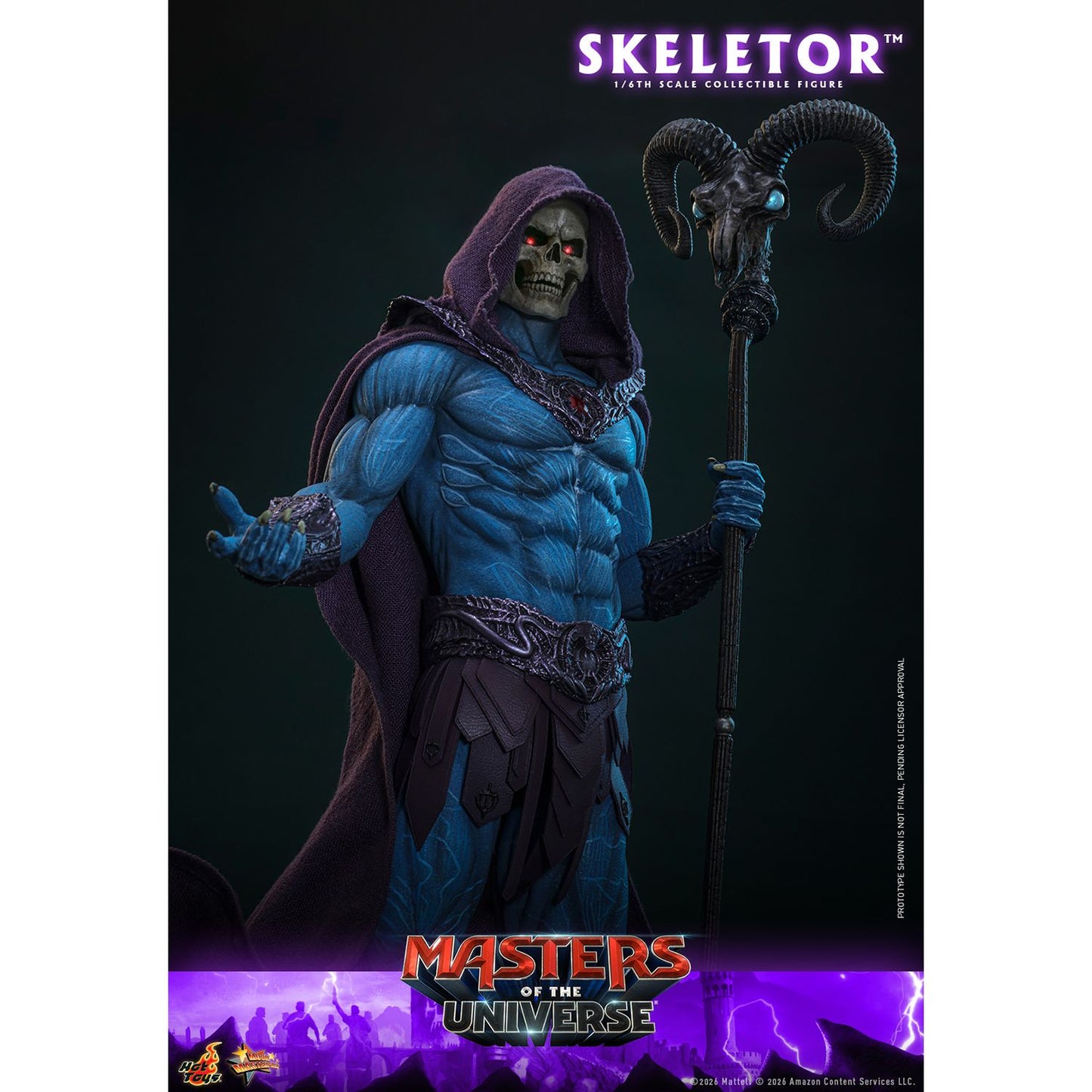 Masters of the Universe x Hot Toys Skeletor Sixth Scale Figure