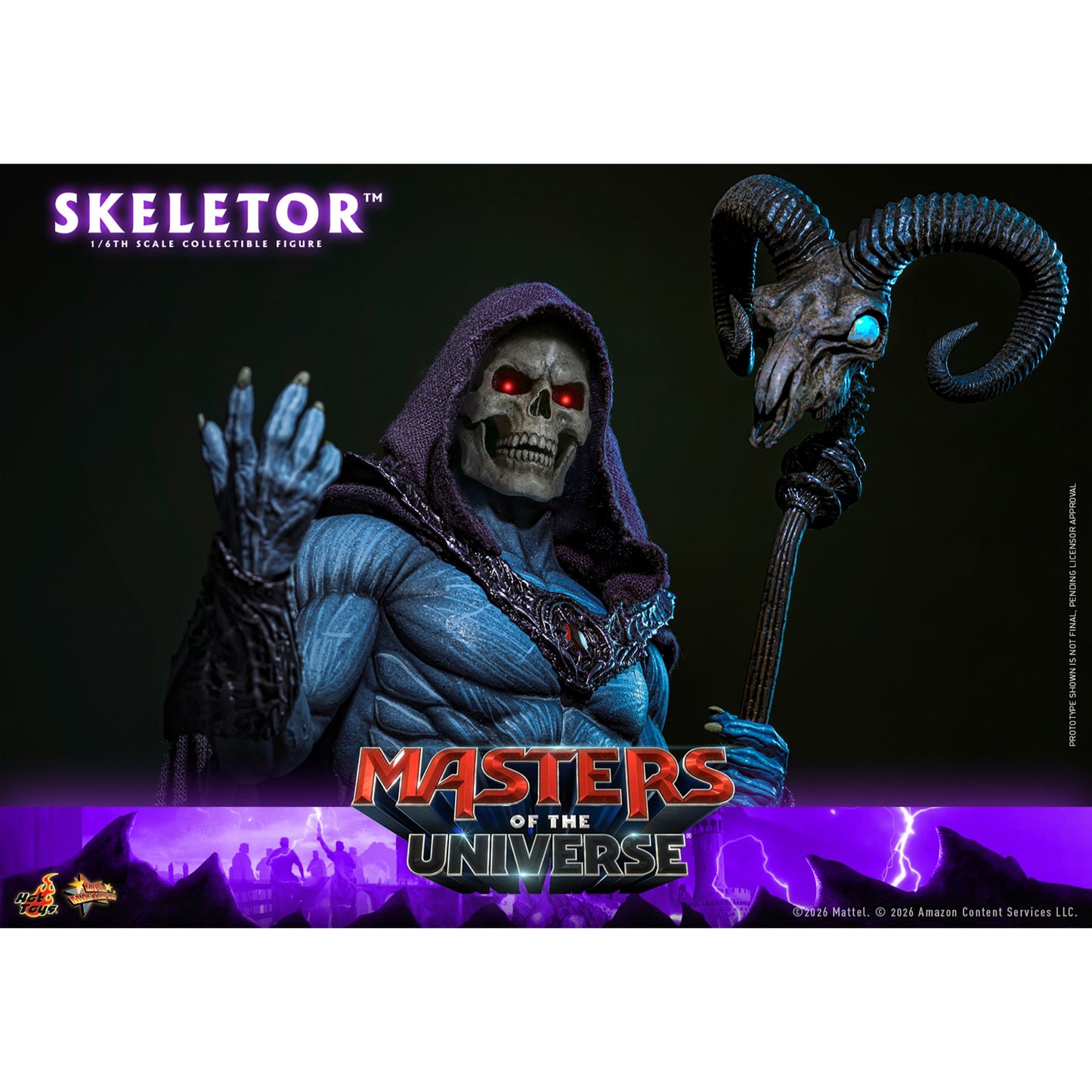Masters of the Universe x Hot Toys Skeletor Sixth Scale Figure