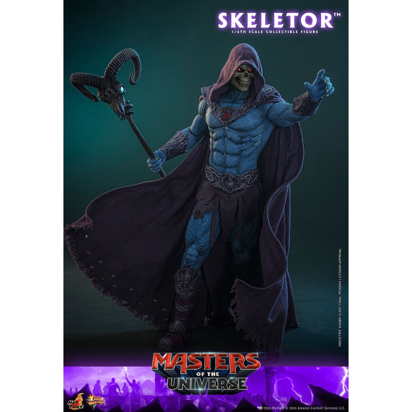 Masters of the Universe x Hot Toys Skeletor Sixth Scale Figure