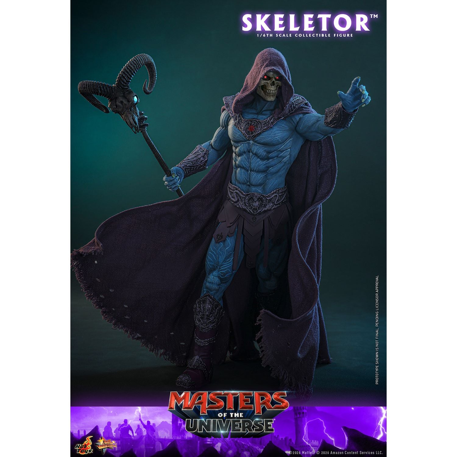 Masters of the Universe x Hot Toys Skeletor Sixth Scale Figure