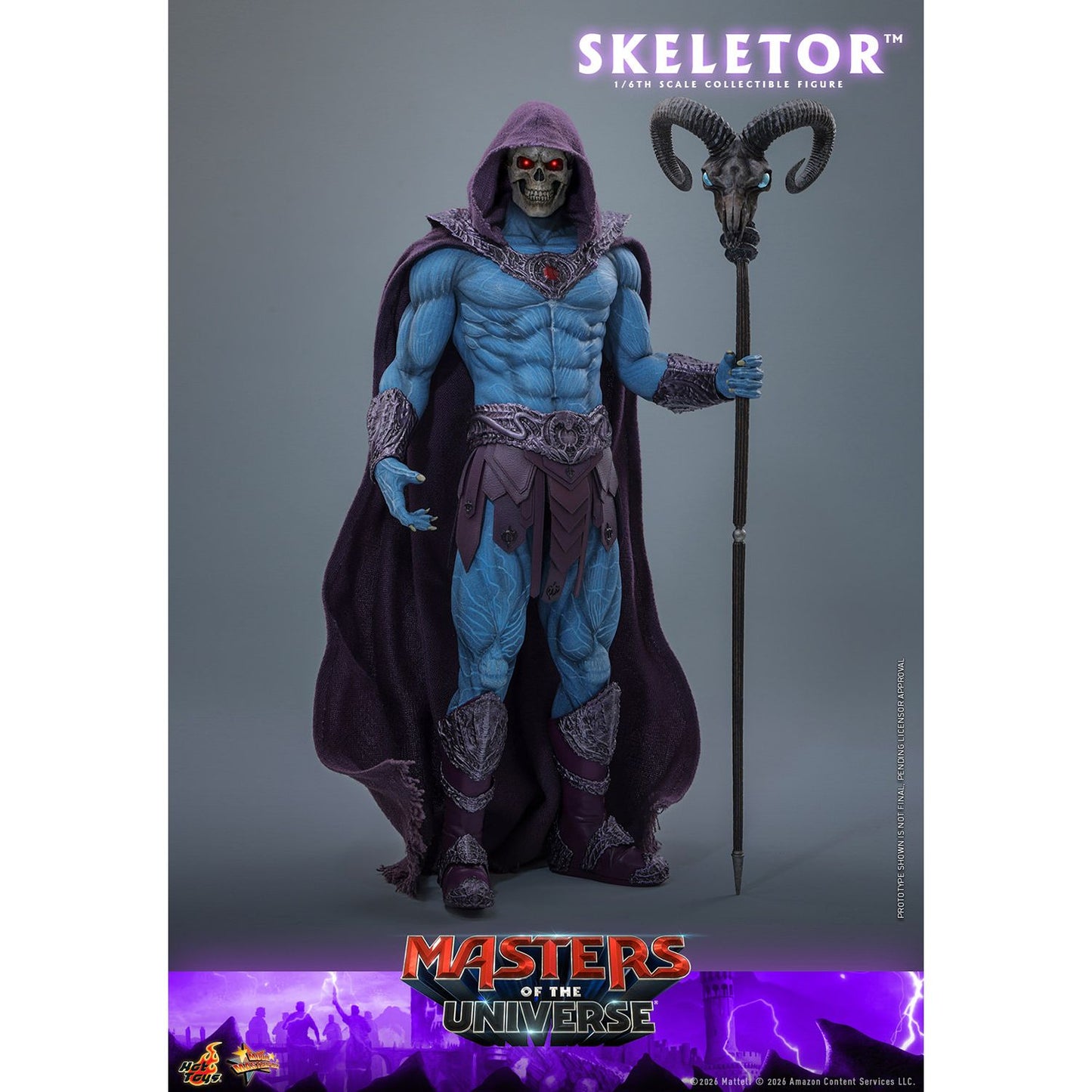 Masters of the Universe x Hot Toys Skeletor Sixth Scale Figure