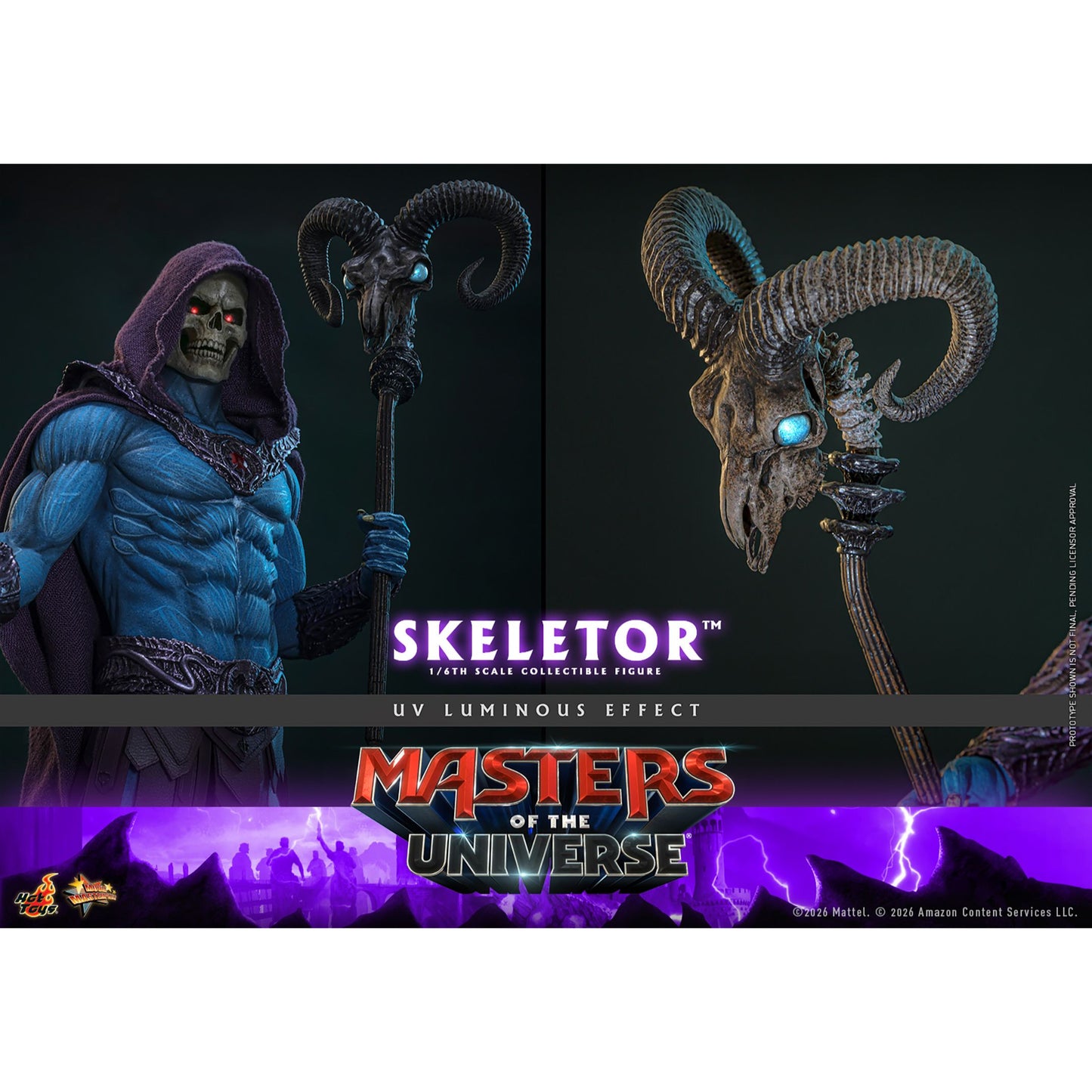 Masters of the Universe x Hot Toys Skeletor Sixth Scale Figure