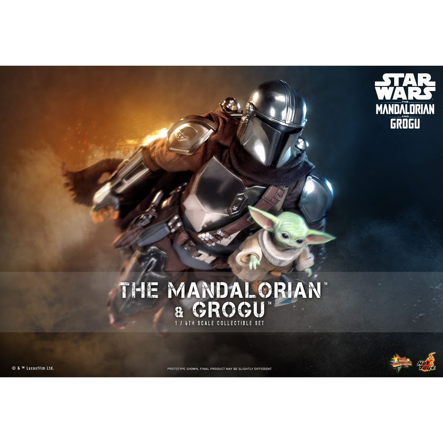 The Mandalorian™ and Grogu™ Sixth Scale Figure Set by Hot Toys-15