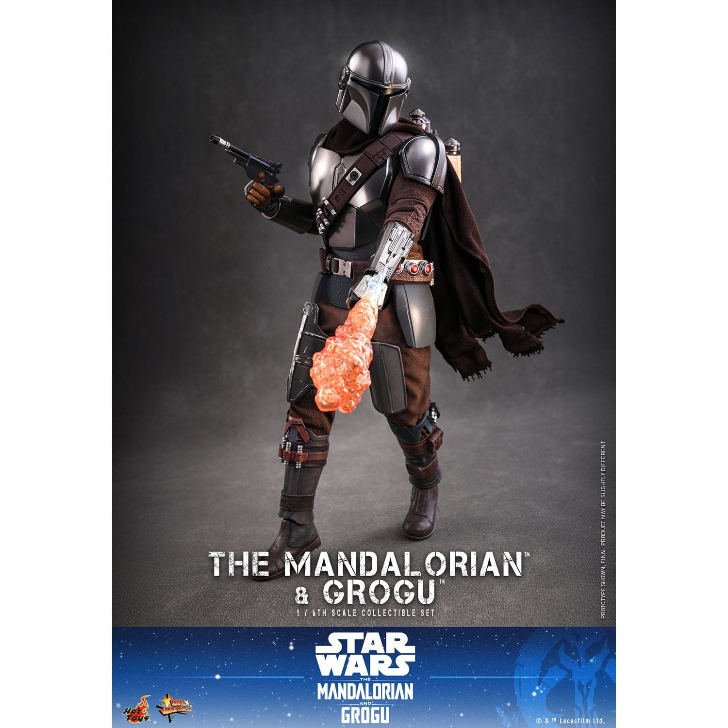 The Mandalorian™ and Grogu™ Sixth Scale Figure Set by Hot Toys-19