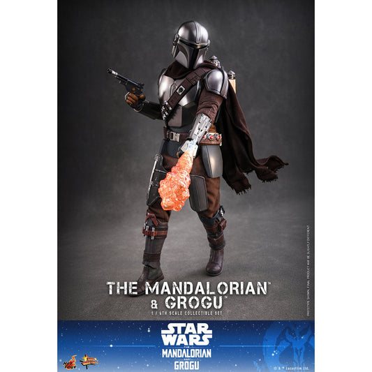 The Mandalorian™ and Grogu™ Sixth Scale Figure Set by Hot Toys-1-18