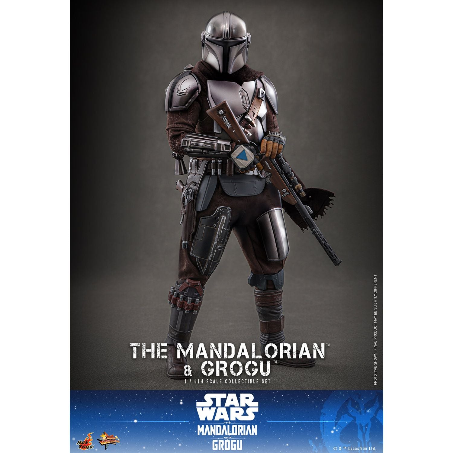The Mandalorian™ and Grogu™ Sixth Scale Figure Set by Hot Toys-13