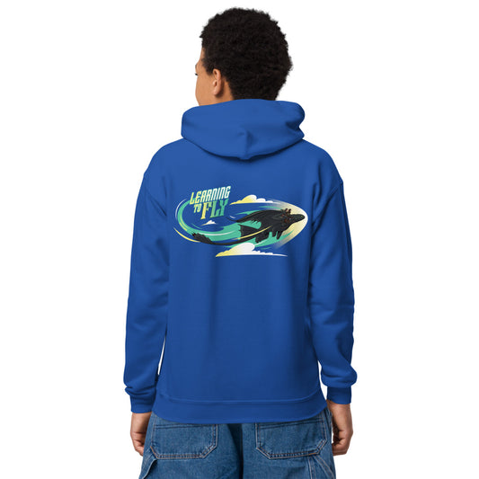 How to Train Your Dragon Learn To Fly Youth Hoodie Royal-3