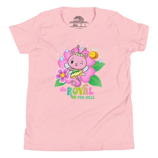 Gabby's Dollhouse The Movie Royal Fun-ness Kids T-Shirt Pink-0
