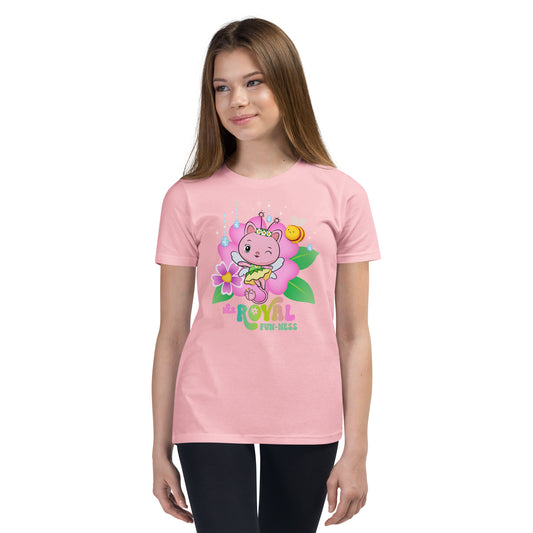 Gabby's Dollhouse The Movie Royal Fun-ness Kids T-Shirt Pink-1